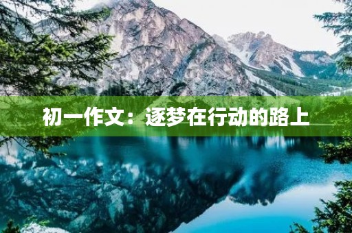 初一作文：逐梦在行动的路上