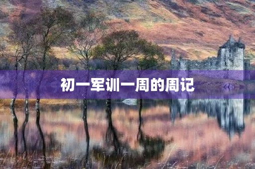 初一军训一周的周记