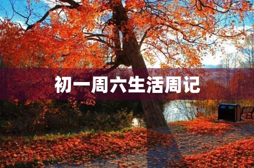 初一周六生活周记 初一周六生活周记