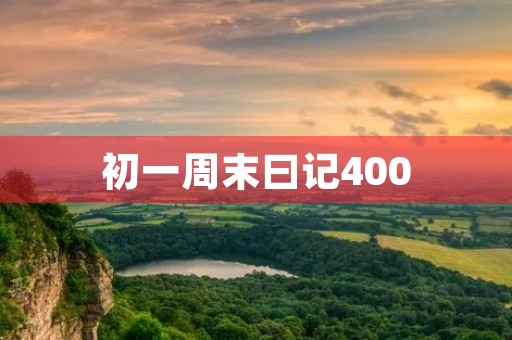 初一周末曰记400