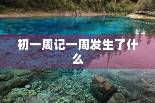 初一周记一周发生了什么