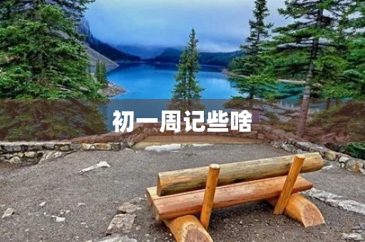初一周记些啥