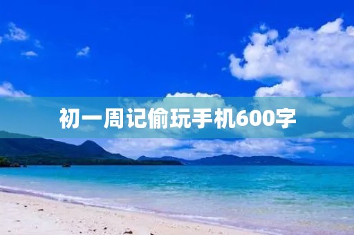 初一周记偷玩手机600字