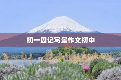 初一周记写景作文初中