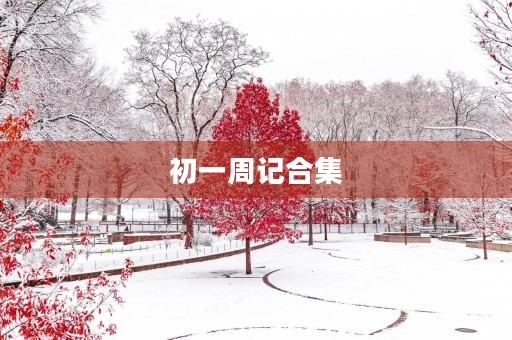 初一周记合集