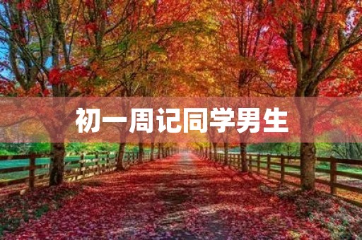 初一周记同学男生 初一周记同学男生
