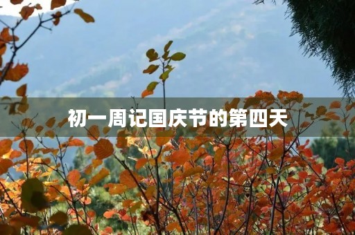 初一周记国庆节的第四天 初一周记国庆节的第四天