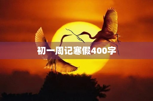 初一周记寒假400字