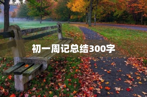 初一周记总结300字