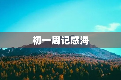 初一周记感海