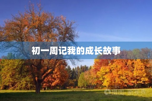 初一周记我的成长故事