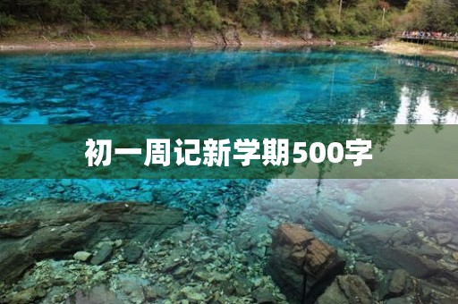 初一周记新学期500字