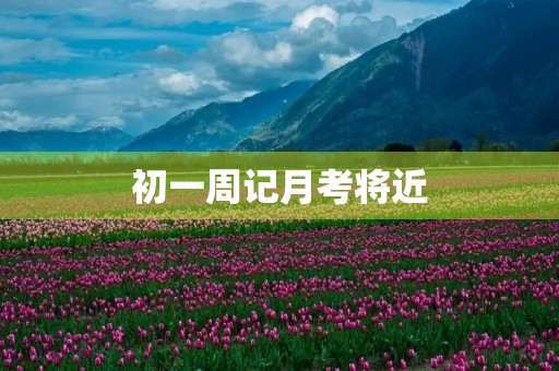 初一周记月考将近