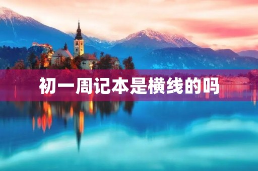 初一周记本是横线的吗