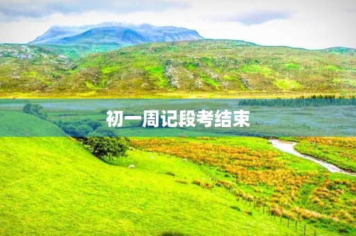 初一周记段考结束 初一周记段考结束