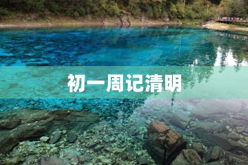 初一周记清明