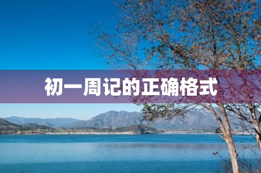 初一周记的正确格式