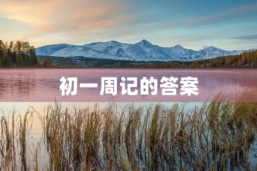 初一周记的答案