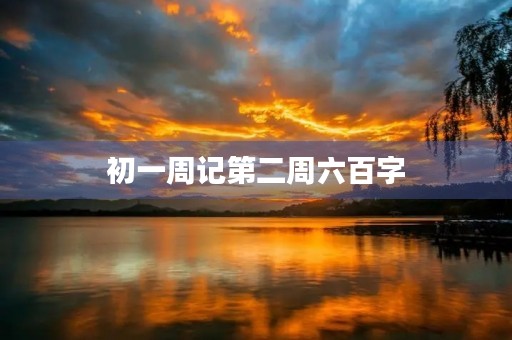 初一周记第二周六百字