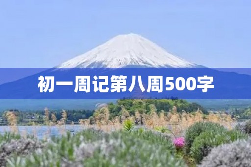 初一周记第八周500字