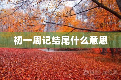 初一周记结尾什么意思