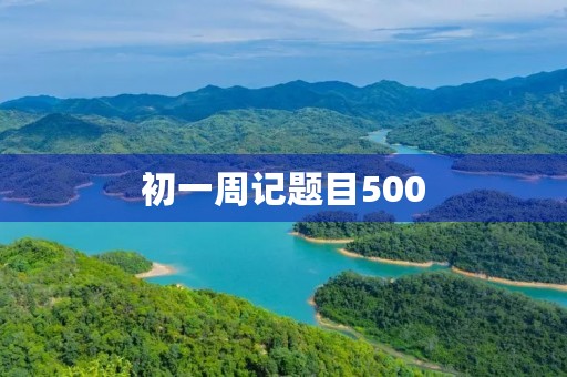 初一周记题目500