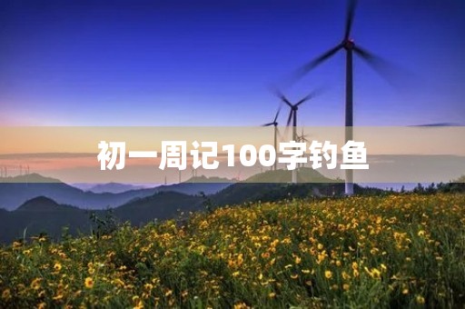 初一周记100字钓鱼 初一周记100字钓鱼