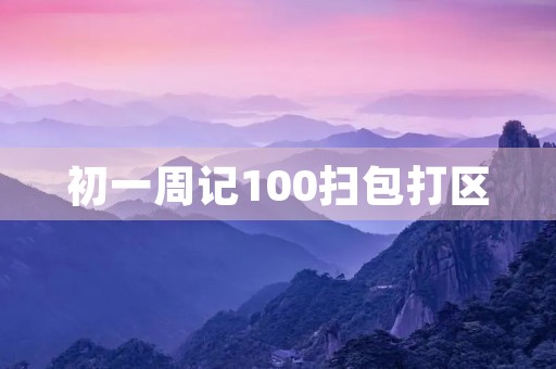 初一周记100扫包打区 初一周记100扫包打区