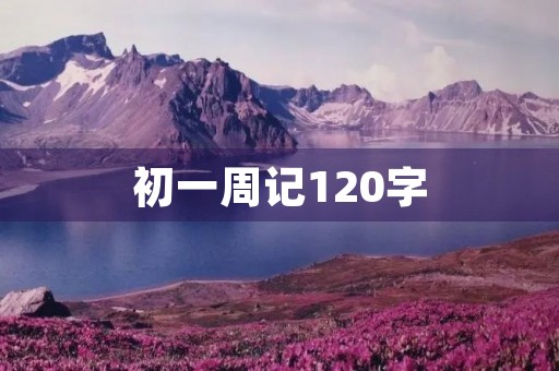 初一周记120字 初一周记120字