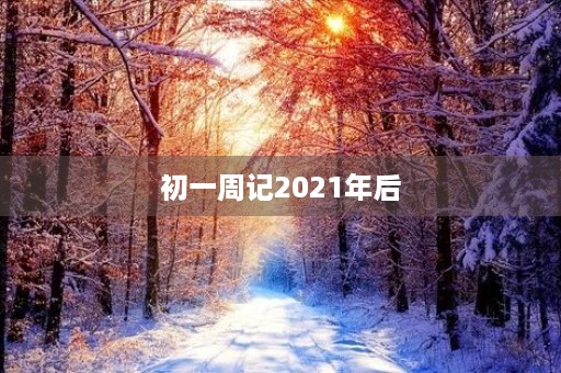 初一周记2021年后