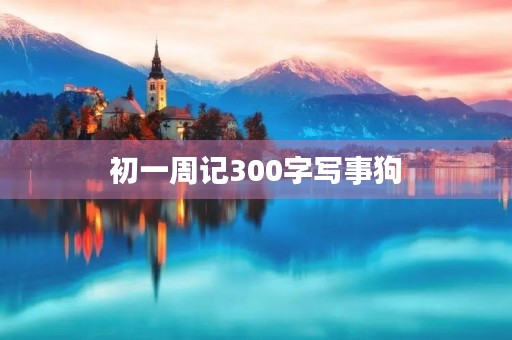 初一周记300字写事狗 初一周记300字写事狗