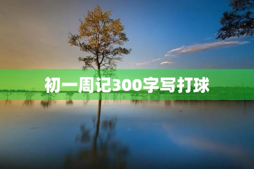 初一周记300字写打球 初一周记300字写打球