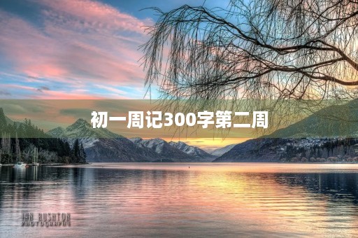 初一周记300字第二周 初一周记300字第二周