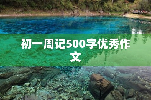 初一周记500字优秀作文