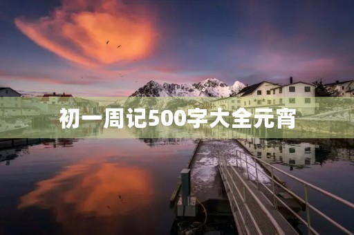 初一周记500字大全元宵 初一周记500字大全元宵