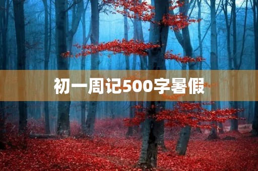 初一周记500字暑假 初一周记500字暑假