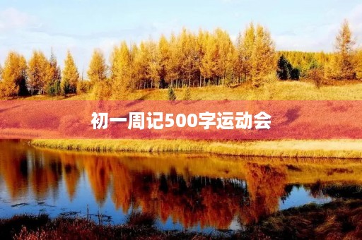初一周记500字运动会 初一周记500字运动会