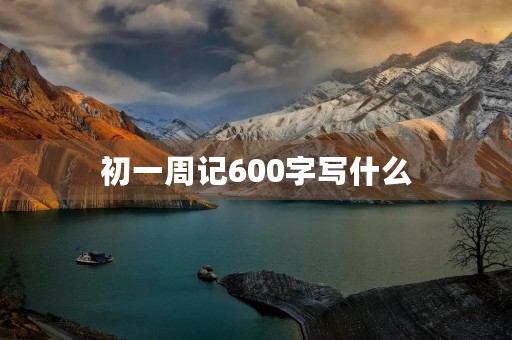 初一周记600字写什么 初一周记600字写什么