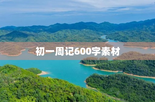 初一周记600字素材
