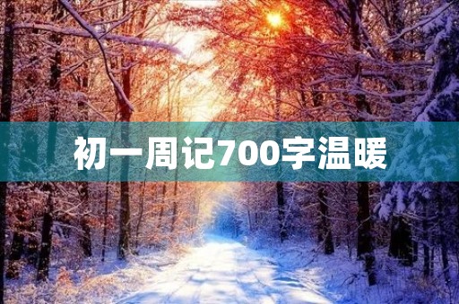 初一周记700字温暖