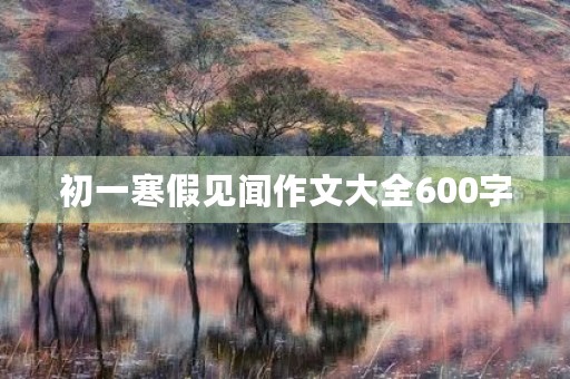初一寒假见闻作文大全600字 初一寒假见闻作文大全600字