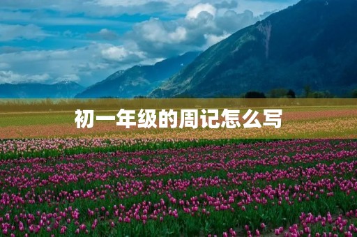初一年级的周记怎么写 初一年级的周记怎么写