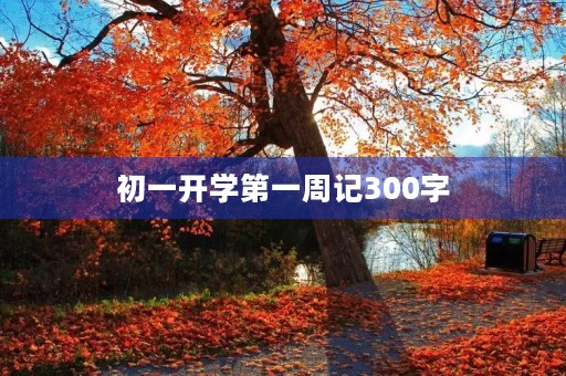 初一开学第一周记300字