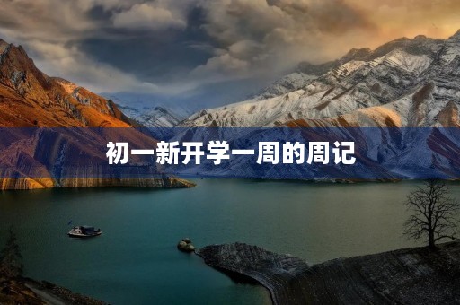 初一新开学一周的周记