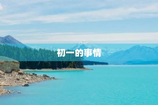 初一的事情 初一的事情