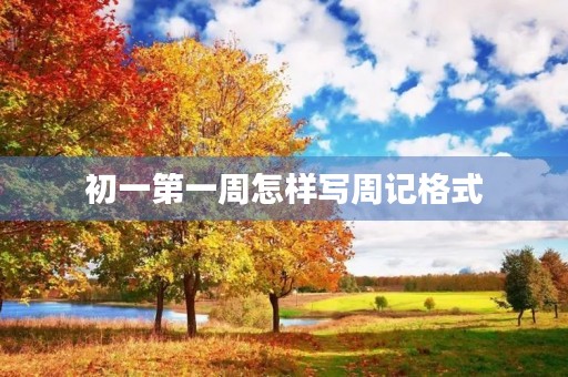 初一第一周怎样写周记格式