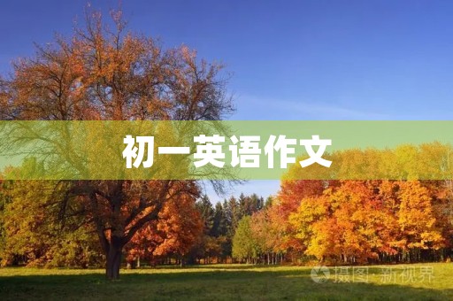 初一英语作文 初一英语作文