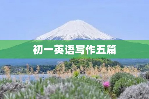 初一英语写作五篇 初一英语写作五篇