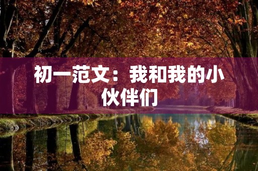 初一范文：我和我的小伙伴们