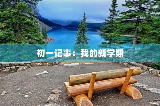 初一记事：我的新学期